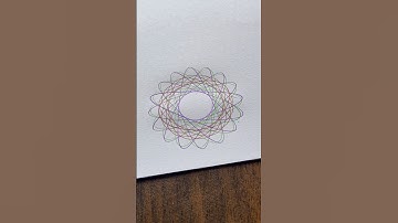 Spirograph Design #oddlysatisfying #spirograph #design #relaxing #art #shorts