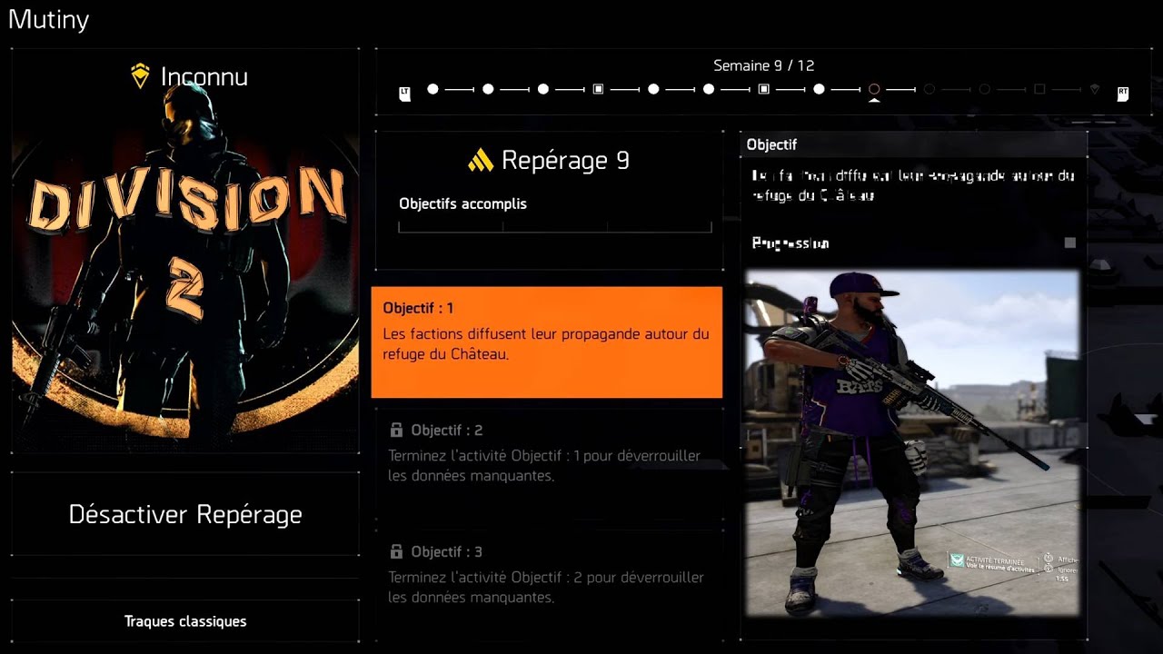 THE DIVISION 2 REPÉRAGE 9 COMPLET SAISON 3 ANNÉE 7 MUTINY