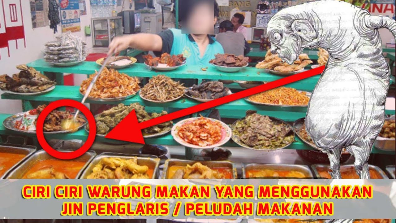 Ini Ciri Ciri Warung Makan Yang Pasang Penglaris dan Jin Pesugihan