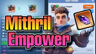 मिथ्रिल का उपयोग कहां करें? [पौराणिक नायक गियर को सशक्त बनाएं] व्हाइटआउट सर्वाइवल screenshot 5