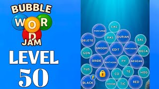 Bubble Word Jam Level 50 Full Walkthrough Solution screenshot 2