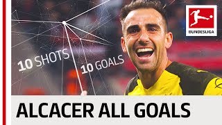Paco Alcacer - 10 Shots on Target - 10 Goals - Record Breaker