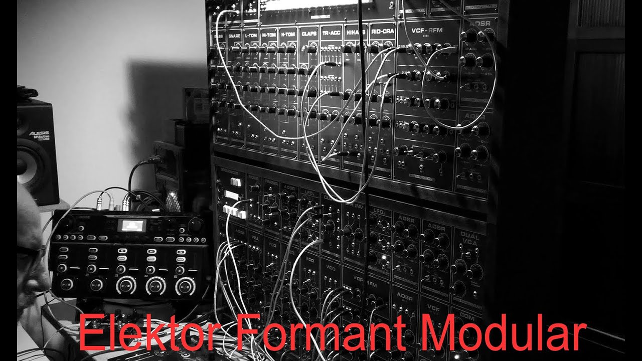 Some sequencing with the Elektor Formant  Modular ♫ ♫ 🎥