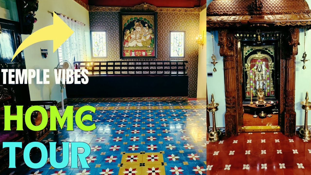 Chettinad Style Home Tour in Bangalore| South Indian Heritage House  (Kannada)