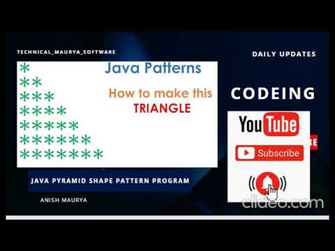 Write a Java Program to Print Half Pyramid Pattern .#Half  Pyramid #Pattern Program #Java Pyramid