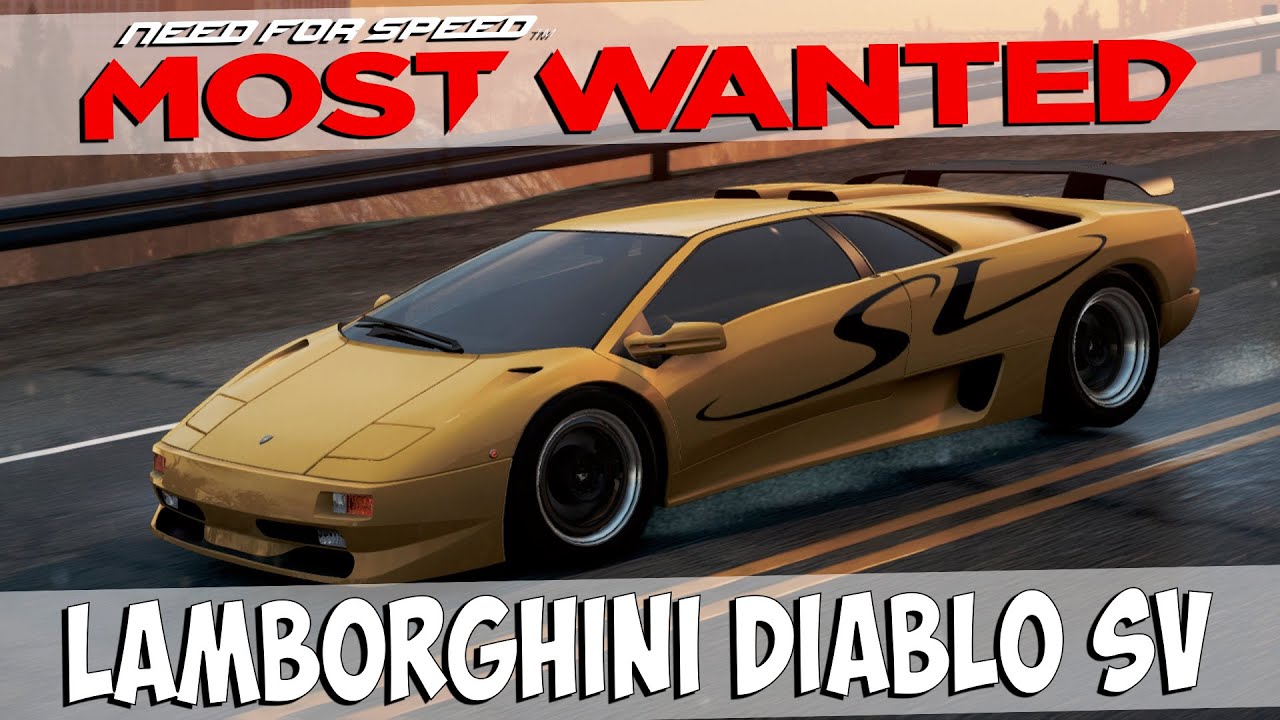 Lamborghini Diablo SV - Need for Speed Most Wanted 2012