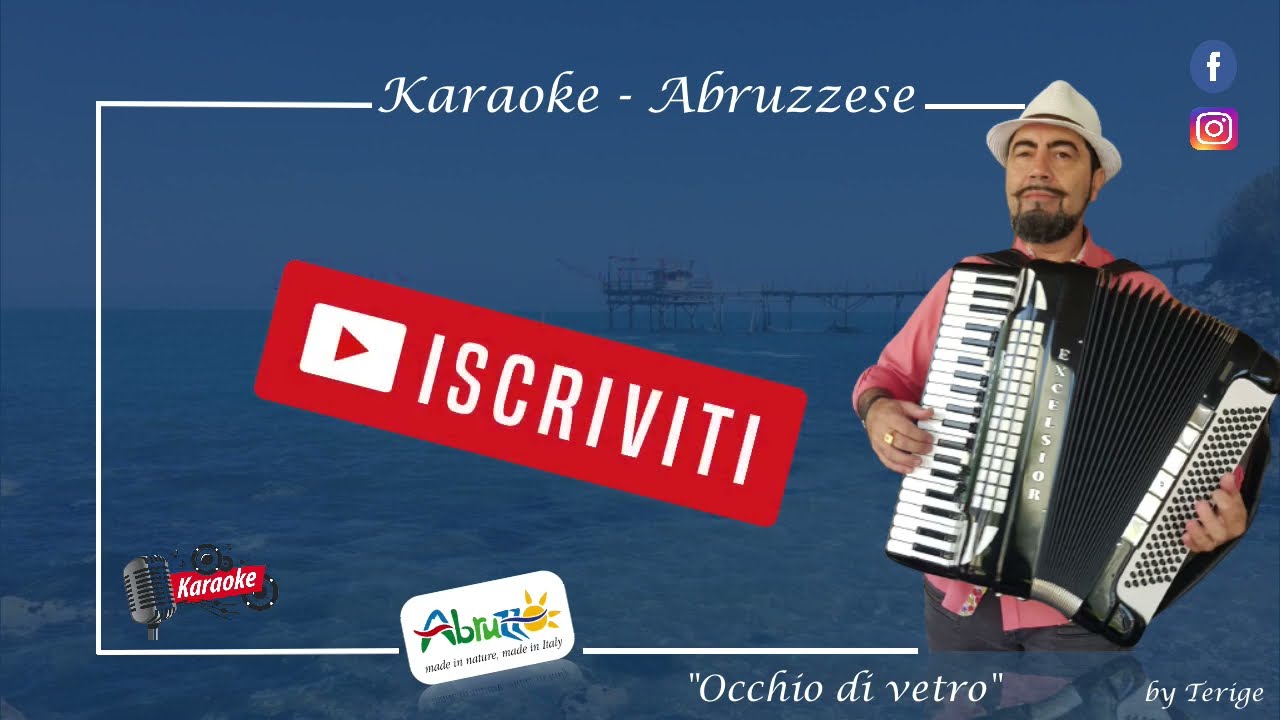 Occhio di vetro - Karaoke