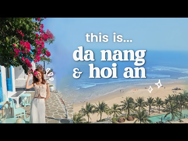 Travel vlog - Hidden Gems in Da Nang & Hoi An 🏝️🥥  | cozy cafes, beach getaway, food | Vietnam travel vlog