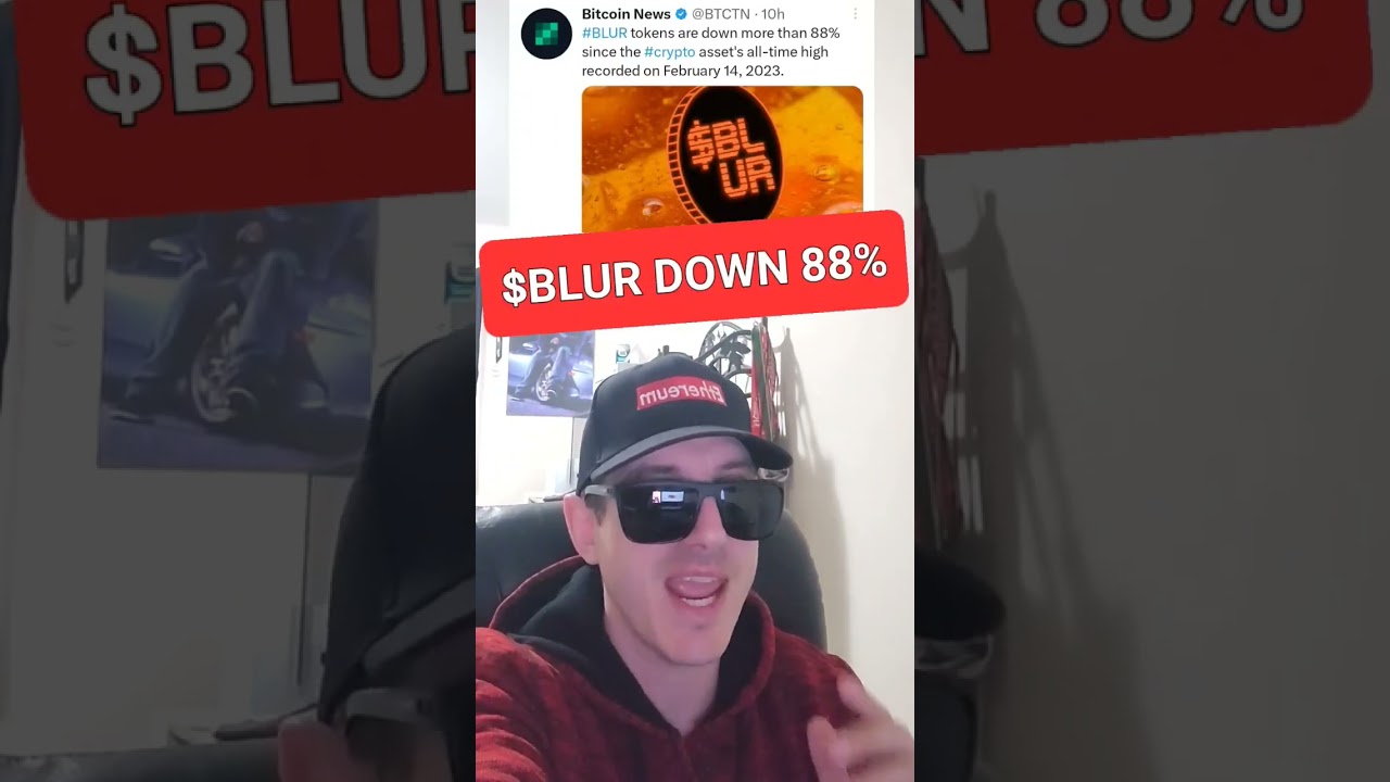 $BLUR TOKEN DOWN 88% SINCE FEB - BLUR NFTS PUMP - CRYPTO CURRENCY BLOCKCHAIN TOKEN DUMPS - COIN