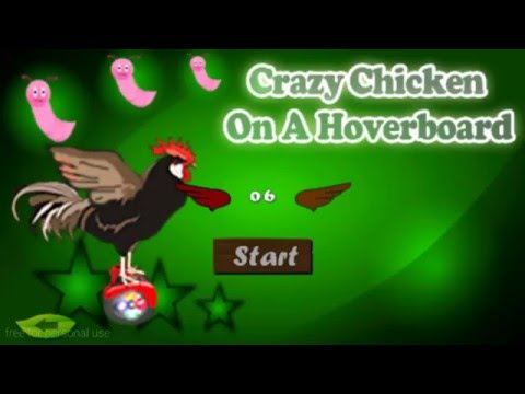 Crazy Chicken On A Hoverboard