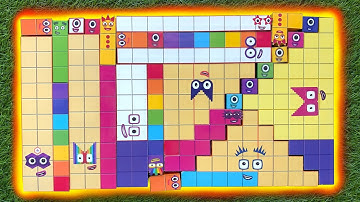 Looking for Numberblocks NEW 36 163 Puzzle Tetris Shape ASMR  | Numberblocks Satisfying Video