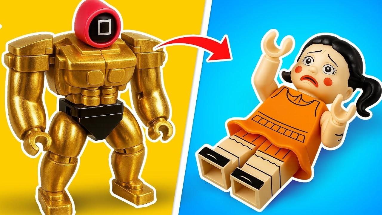 Jag återskapade Squid Game 3 i LEGO… men den är FÖRBANNAD!!! 😱🧱