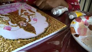 Learn tanjore painting-part4