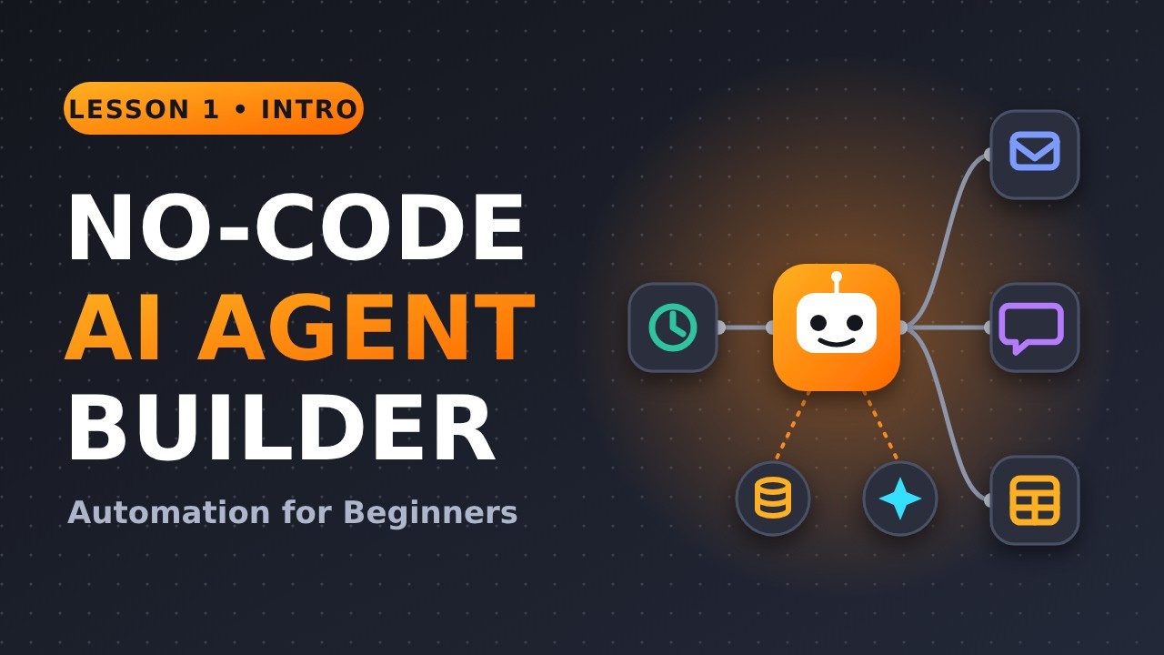 n8n Course Lesson 1: Introduction | No-Code AI Agent Builder - YouTube