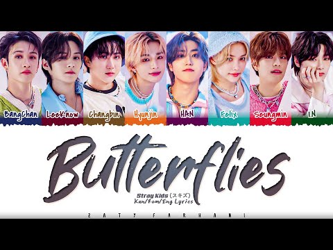 Stray Kids - 'Butterflies' Lyrics [Color Coded_Kan_Rom_Eng]