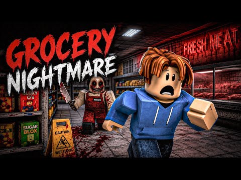 I Worked the Night Shift at a Haunted Grocery Store in Roblox..