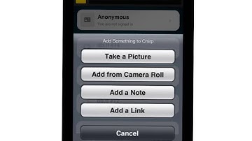 Using Dropbox to chirp and make qr codes