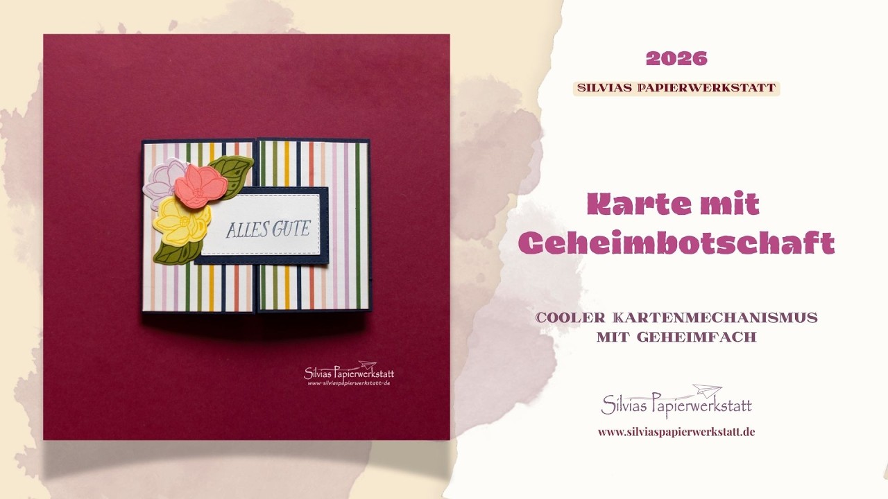 Karte mit Geheimbotschaft - #stampinupdeutschland