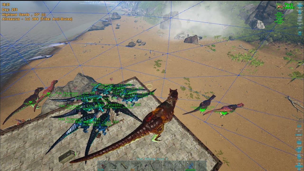 Brutal Ark Clip - Brutal Carnos vs My Base and Allos