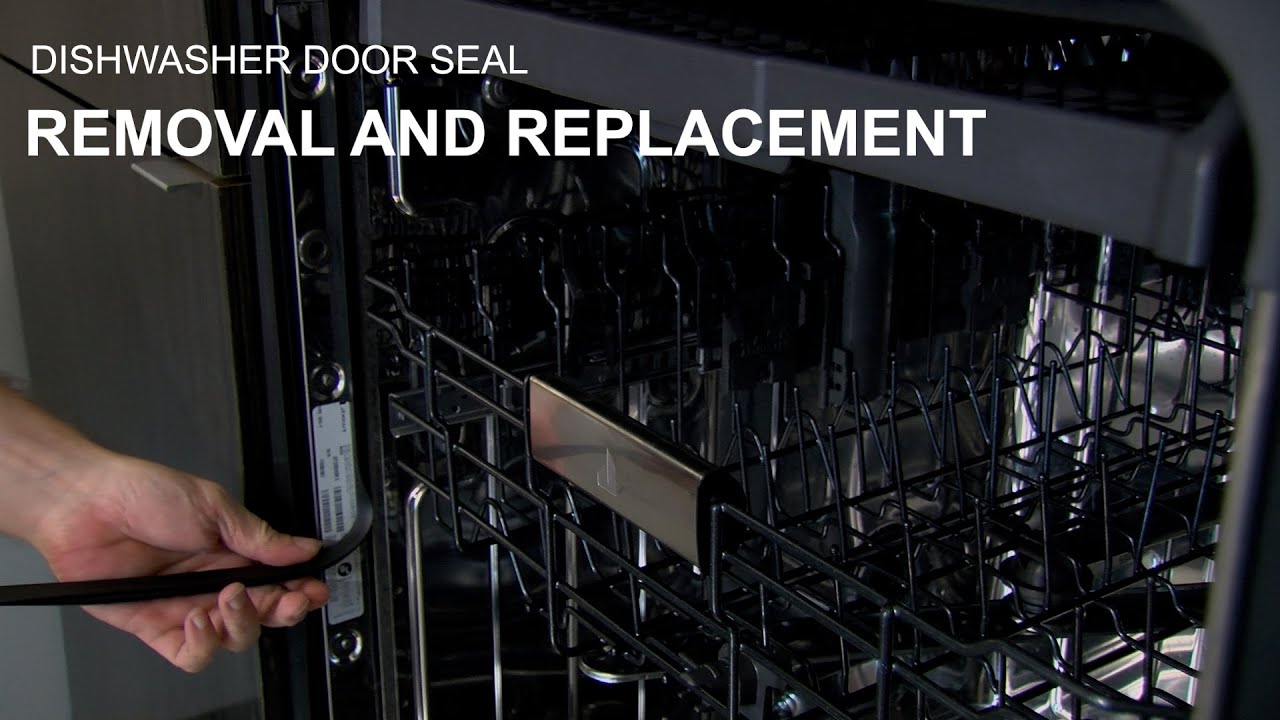Dishwasher Leaking from Front? How to Replace the Door Seal - YouTube