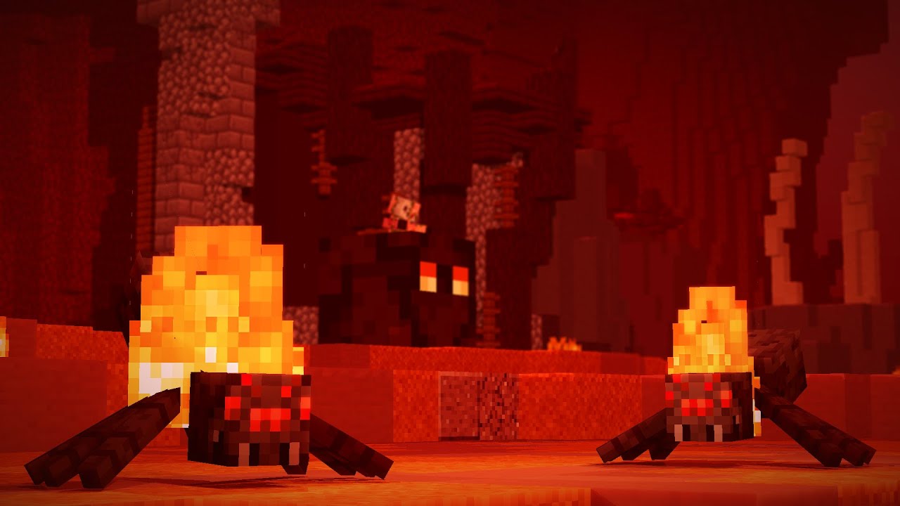 Burning Desert - Hypixel Skyblock Animation Test