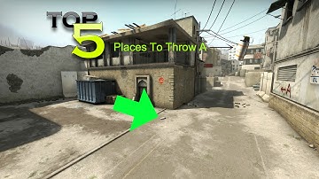 Top 5 Places To Throw Your Grenades! (CS:GO)