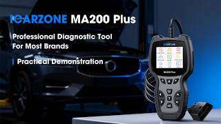 iCarzone MA200 Plus Bi-Directional Scan Tool | Full System, CAN-FD, AutoVIN & 6 Service Resets iCarzone MA200 Plus Bi-Directional Scan Tool | Full System, CAN-FD, AutoVIN & 6 Service Resets