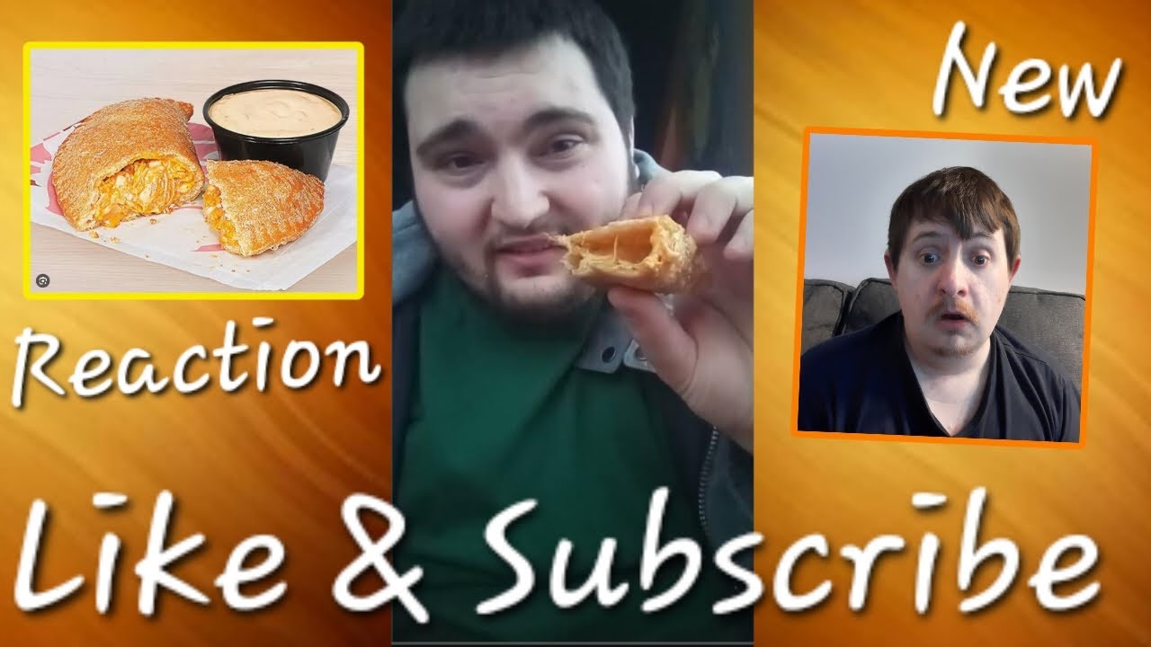 [Reaction] Taste Test # 141 Taco Bell Cheesy Chicken Crispananda