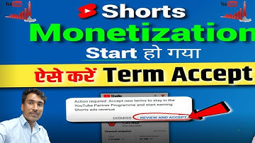 How to Accept New YouTube Term on Mobile New YPP Terms 2023 | Shorts Monetization Update 2023