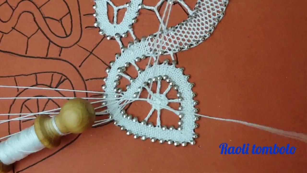Merletto a tombolo - Progetto Farfalla #5 : punta e ragnetto