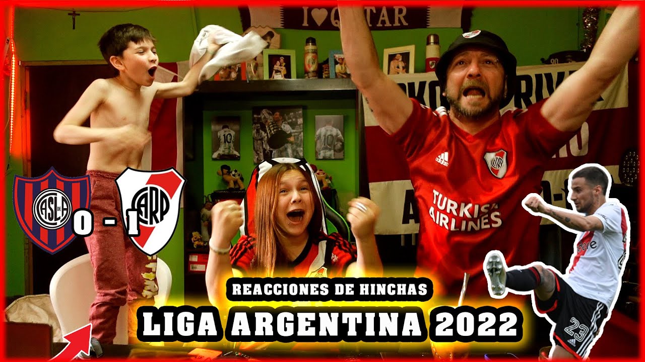 SAN LORENZO 0 RIVER 1 - Reacciones de Hinchas de River - LIGA ARGENTINA ...