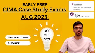 CIMA Case Study Exams Aug 2023: Early Preparations @teamfinntutors