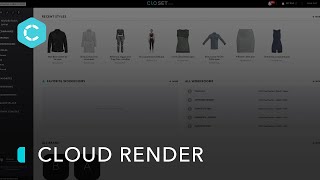 How to Use The Cloud Render Function in CLO-SET