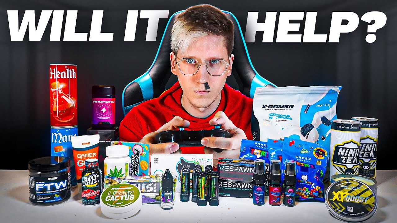 I Tested Every Gaming Supplement YouTube