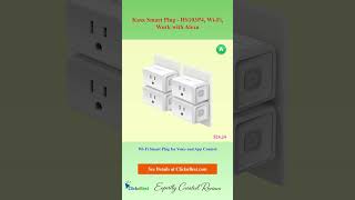 Kasa Smart Plug - HS103P4, Wi-Fi, Work with Alexa