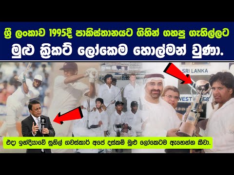 ශ්‍රී ලංකාව 1995දී පාකිස්තානයට ගිහින් ගහපු ගැහිල්ලට මුළු ක්‍රිකට් ලෝකෙම හොල්මන් වුණා.