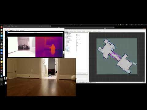 ROS2 Robot (Sphero RVR) with Localization, Navigation, AI, and a Thermal Imager