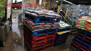 HGV driving reversing double decker trailer into a loading bay in the UK 🇬🇧 Asda Supermarket