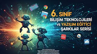6. Sınıf Bilişim Teknolojileri ve Yazılım Creative Commons Lisansları şarkısı v 2 kapak görseli