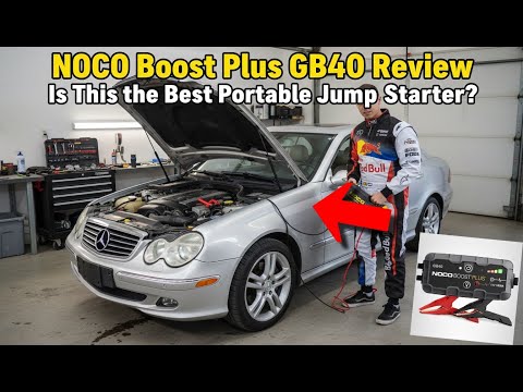 Video thumbnail: "NOCO Boost Plus GB40 Review: Is This the Best Portable Jump Starter?" — hands-on review by Auto Repair Guys on YouTube