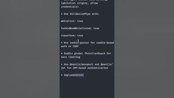 Top NestJS Security Best Practices 🔐 | Secure Your App Fast!