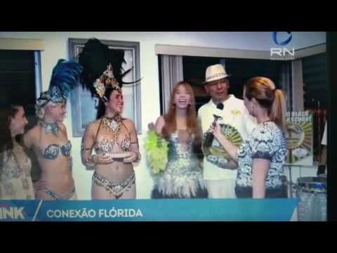 Gil Santos em Entrevista pela Record News Brazilian Carnival Miami
