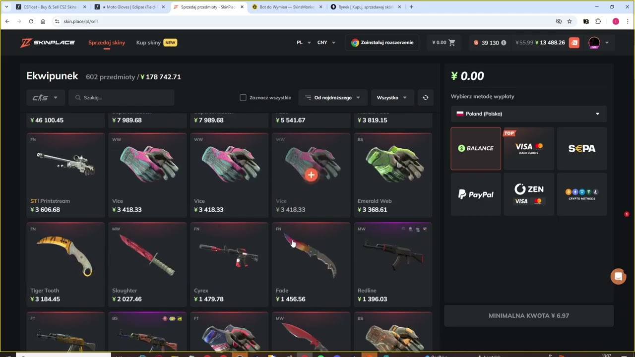 Glovesy se odbijajo trochę