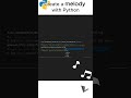 Make melody with python 🎶#coding #programming #python #shorts  #پایتون