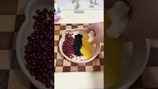 Baby's 10-Month-Old Complementary Food: Red Bean &amp; Black Rice Congee