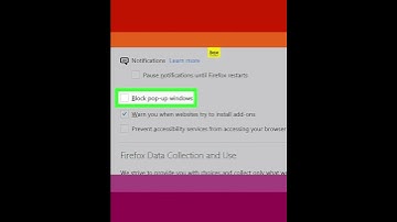 Pop-ups toestaan ​​in Firefox op uw computer