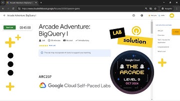 Arcade Adventure: BigQuery I [SOLUTION] | Qwiklabs | Arcade