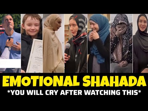 You Will Cry After Watching This!! SHAHADA COMPILATION | Part 1