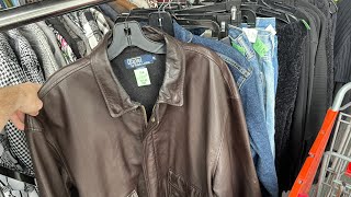 Found a RARE Vintage Leather Jacket at the Thrift!