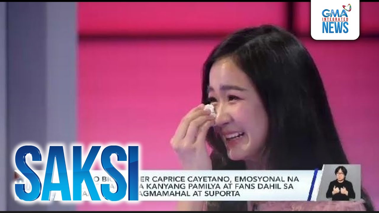 Kapuso Big Winner Caprice Cayetano, emosyonal na nagpasalamat sa natanggap na pagmamahal... | Saksi